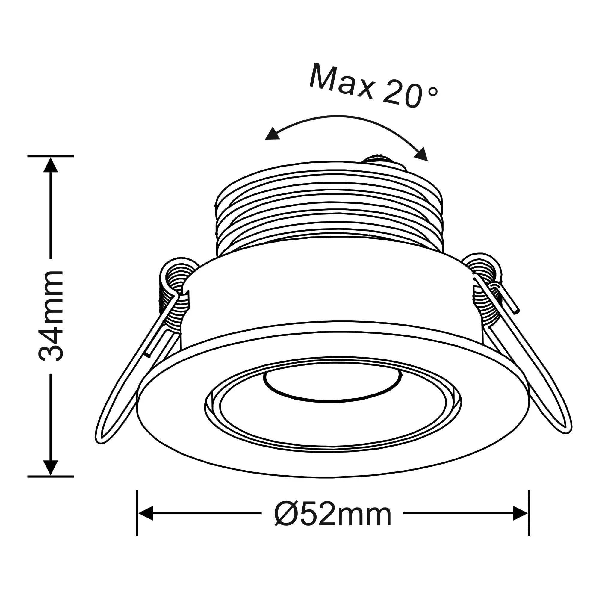 Blair A Recessed Ceiling Luminaires Dlux Round Recess Ceiling